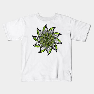 Green Mandala Kids T-Shirt